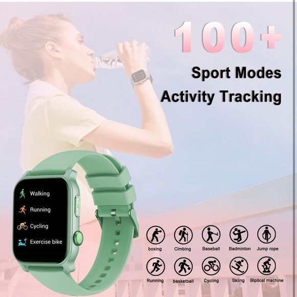 NWT QTLLBT 8-Language Translation Smartwatch Bluetooth Call Flashlight 300MAH - Picture 7 of 7